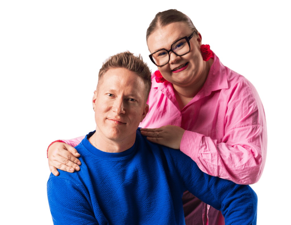 Kasvussa Noora ja Jussi valmentamassa Generaxion Finlandin johtoryhmää